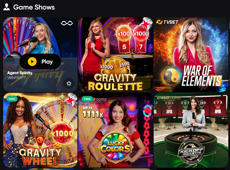 Live Dealer Games Caswino Casino Australia